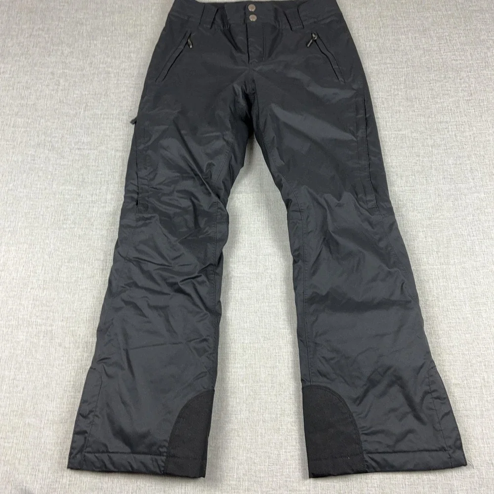 Columbia Snow Pants Womens Small Black Omni-Tech‎ Omni-Heat Insulated Ski Lined